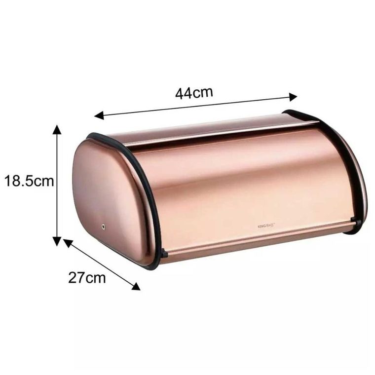 Kinghoff, chlebak stalowy, różowe złoto