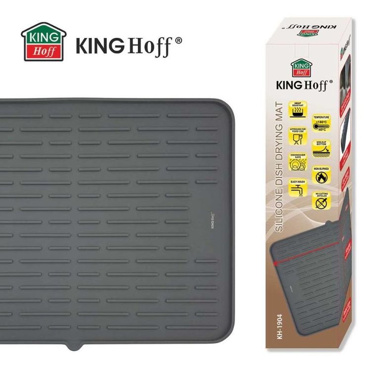 Kinghoff, podkładka silikonowa, ociekacz do naczyń, 42-33 cm, KH-1904