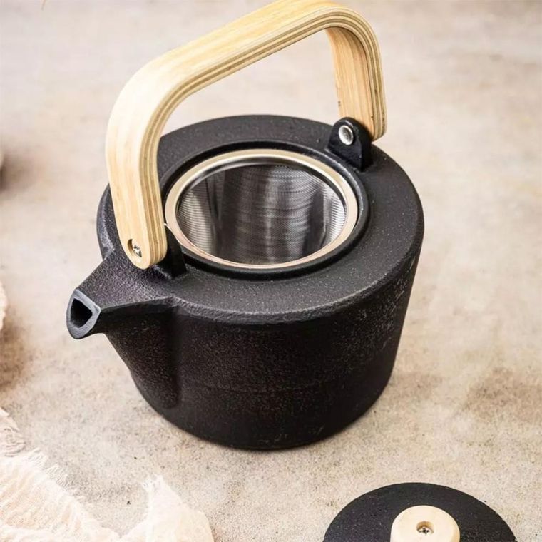 Kinghoff, zaparzacz żeliwny dzbanek z filtrem, 1.3l