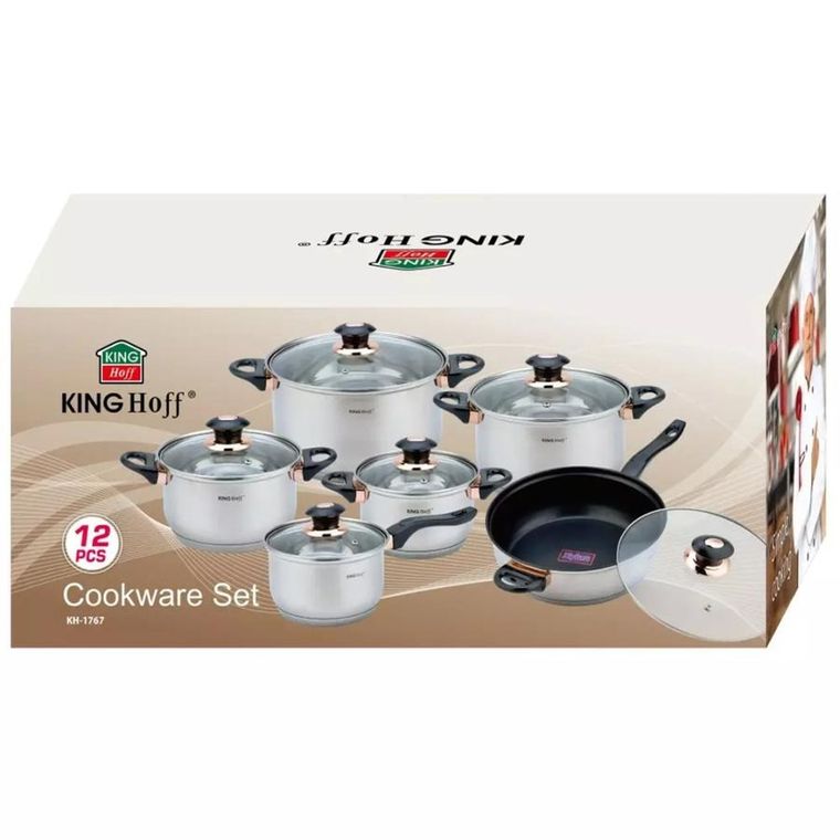 Kinghoff, zestaw garnków, 12 elementów, KH-1767