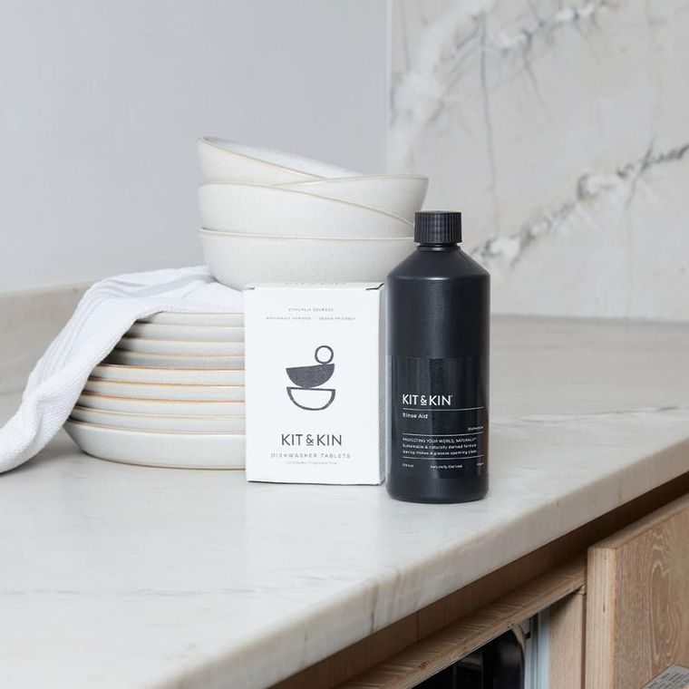 Kit & Kin, naturalny nabłyszczacz do zmywarki, 500 ml