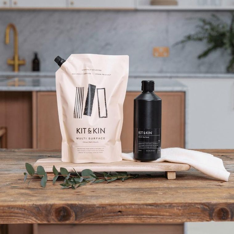 Kit & Kin, naturalny płyn do czyszczenia wszystkich powierzchni, 1l