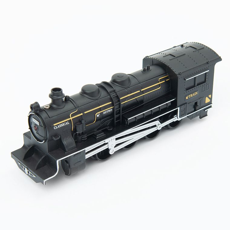 Klasyczna kolejka z torami, światło i dźwięk