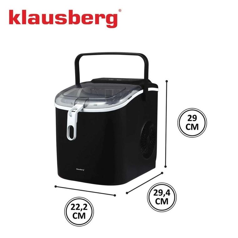 Klausberg, automatyczna kostkarka do lodu, 100W, 1,2l