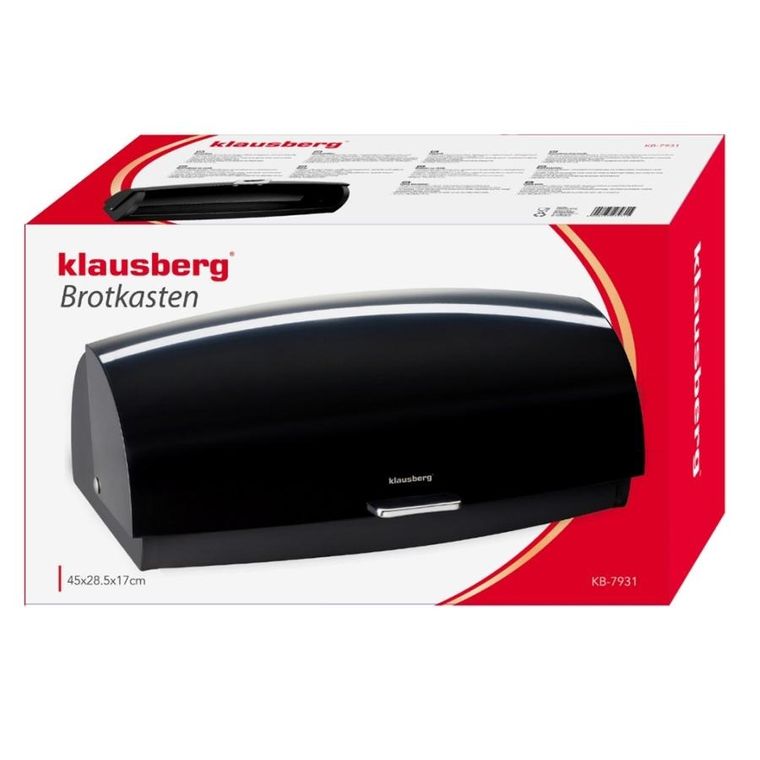 Klausberg, chlebak, pojemnik na pieczywo, stalowy, kb-7931