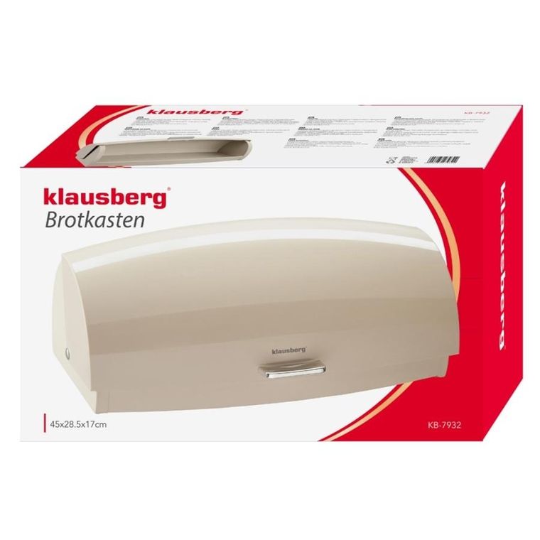 Klausberg, chlebak, pojemnik na pieczywo, stalowy, kb-7932
