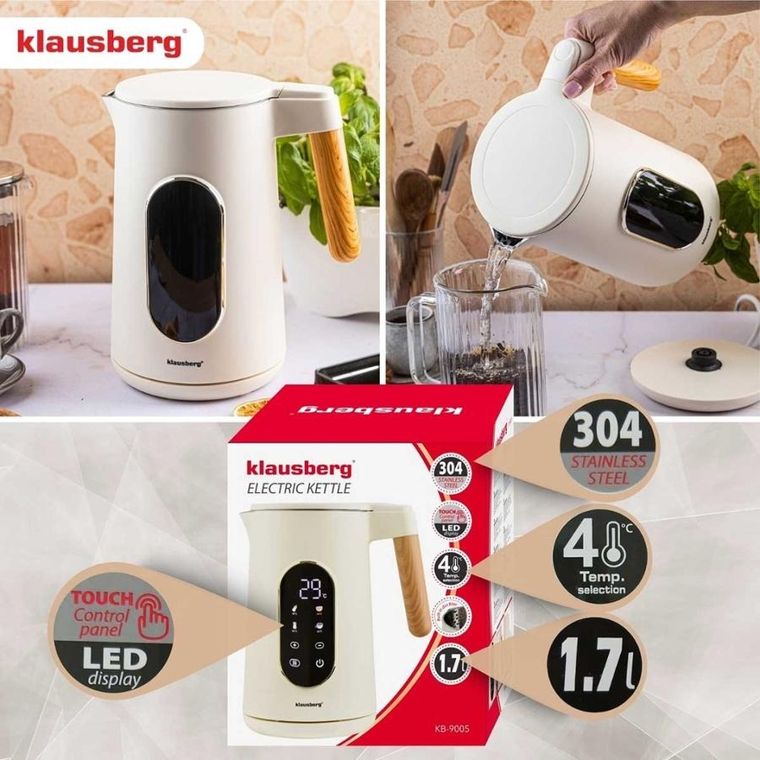 Klausberg, czajnik elektryczny, 1,7l, KB-9005