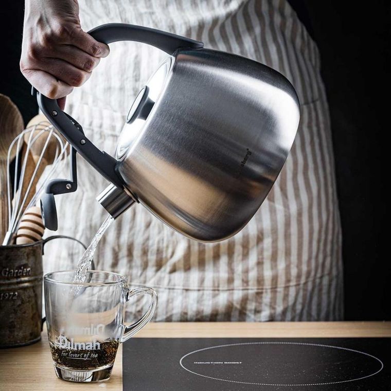 Klausberg, czajnik stalowy z gwizdkiem, 2.5l