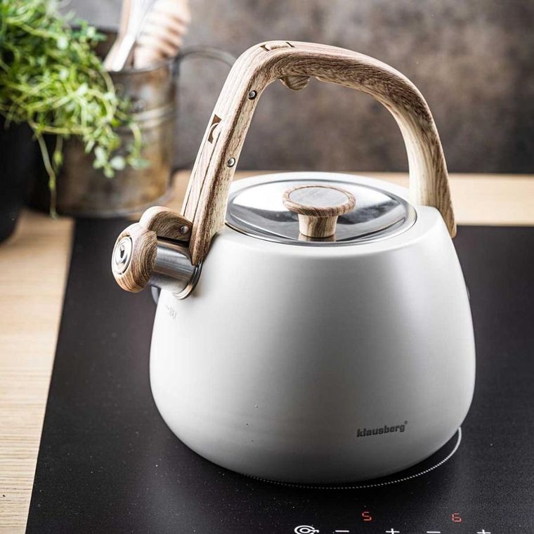 Klausberg, czajnik stalowy z gwizdkiem, 2.5l