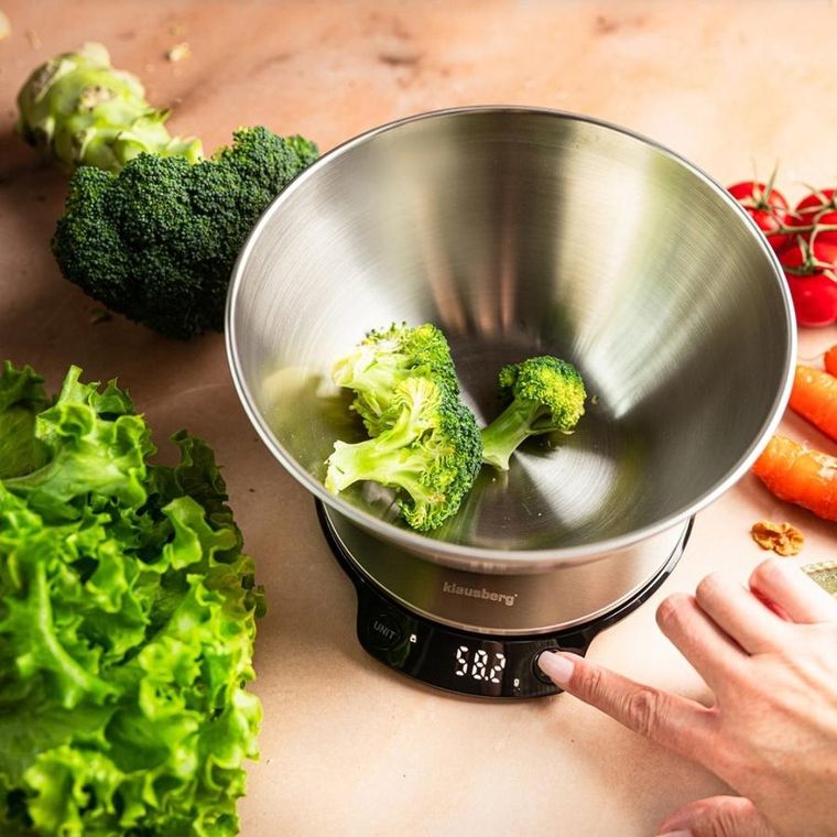 Klausberg, elektroniczna waga kuchenna, bluetooth, 5kg, kb-7939
