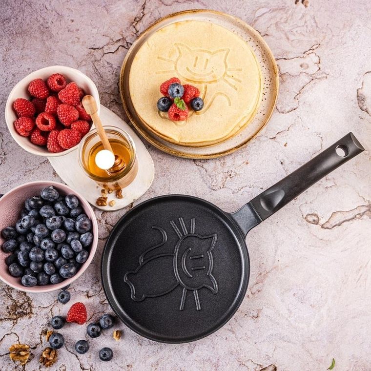 Klausberg, patelnia do naleśników z kotkiem, 18 cm, kb-7973