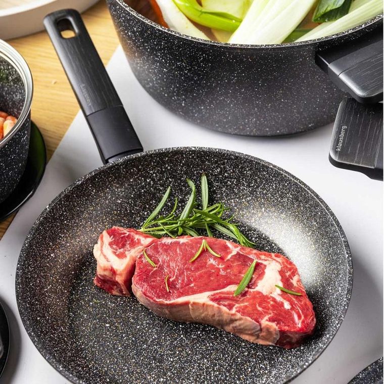 Klausberg, zestaw garnków marmurkowych, 12 elementów