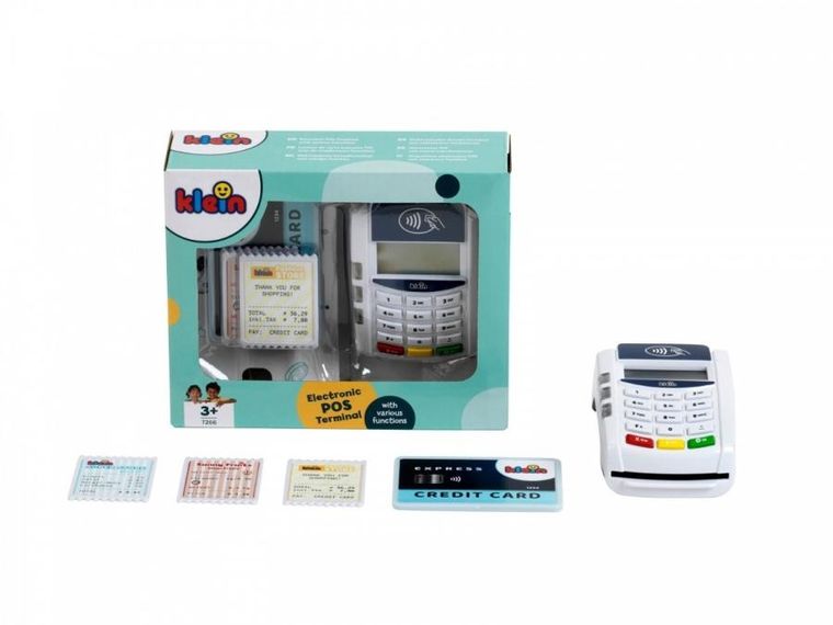 Klein, terminal płatniczy, zabawka intraktywna