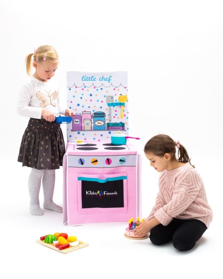 Kleks&Friends, Mały Kucharz, Kuchnia do zabawy, pokrowiec na krzesło