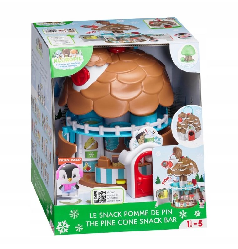 Klorofil, Domek Szyszka z Lodziarnią, zestaw z figurką