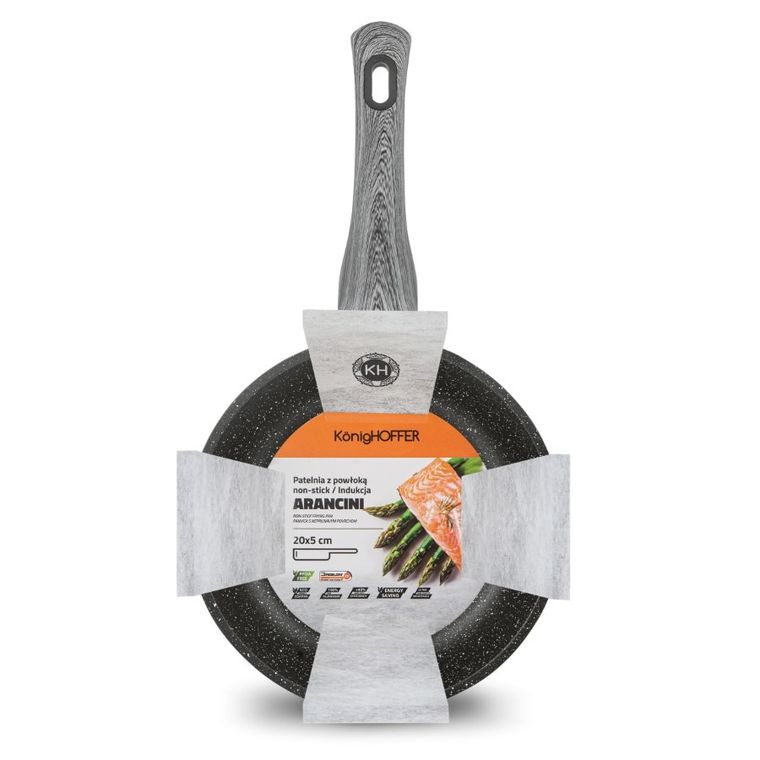 Könighoffer, Arancini, patelnia marmurowa, indukcja, 20 cm