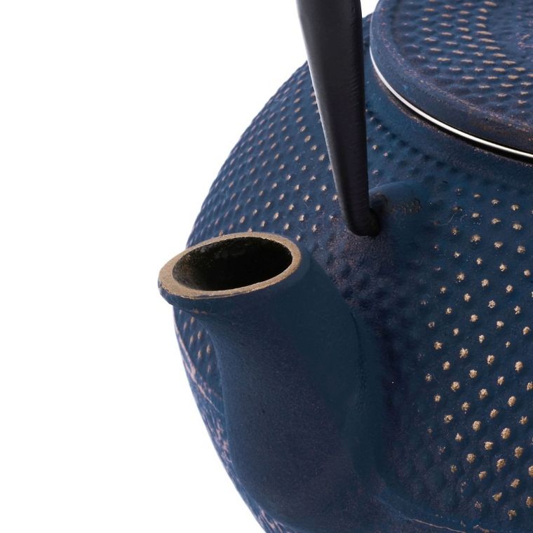 Könighoffer, Hanako, imbryk żeliwny z zaparzaczem, granatowy, 1,3l