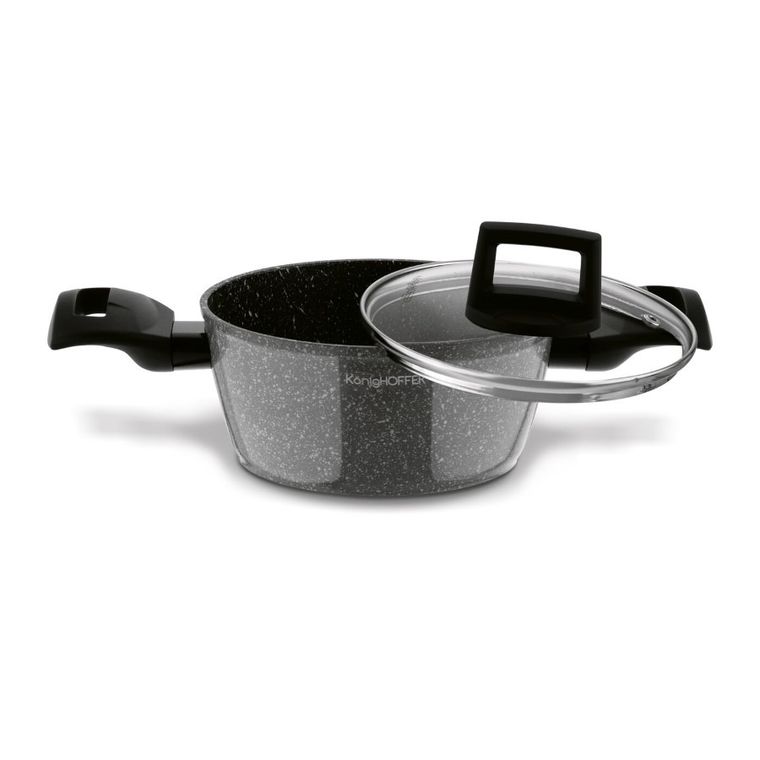 Könighoffer, Jukon, zestaw garnków marmurowych na indukcję, 10 elementów