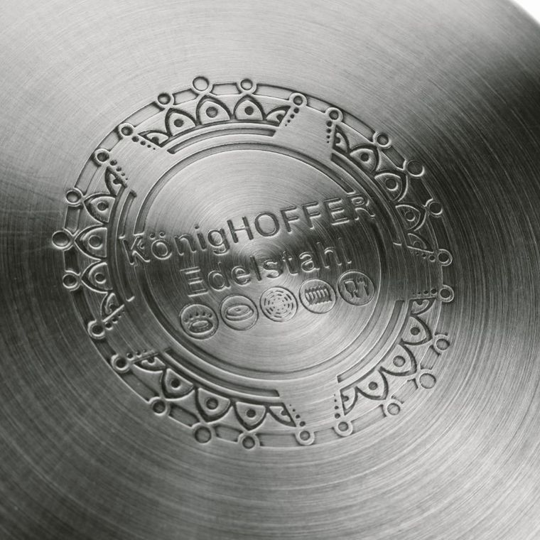 Könighoffer, Petra, garnek na indukcję z pokrywką 5,9l