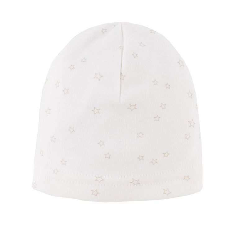 Komplet niemowlęcy, Czapka, Body z długim rękawem, Półśpiochy, Pajac, ecru, Eevi