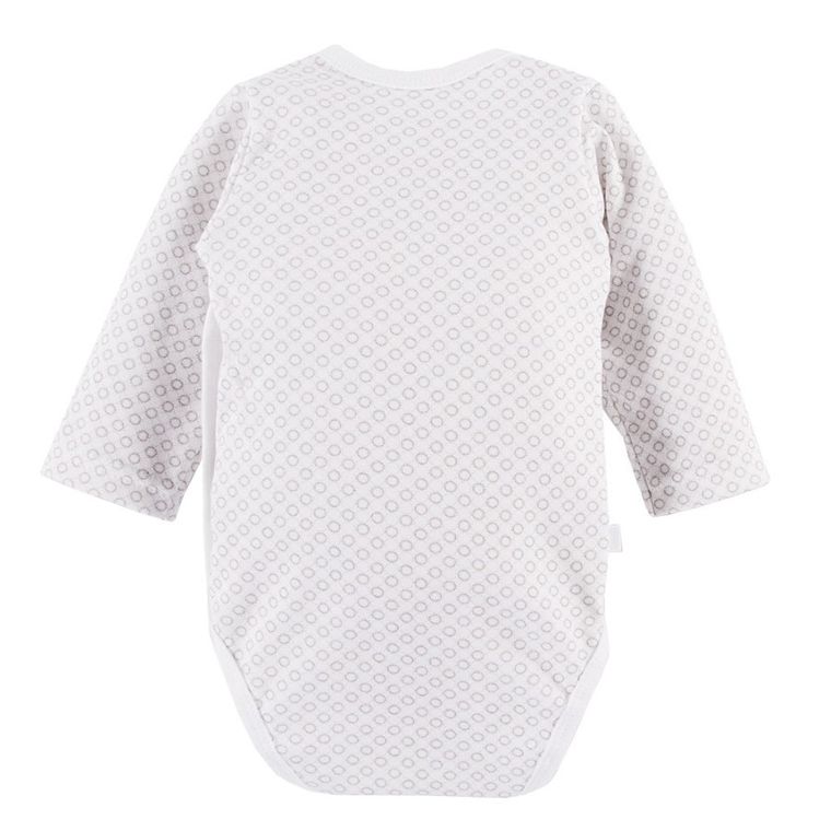 Komplet niemowlęcy, Czapka, Body z długim rękawem, Półśpiochy, Pajac, ecru, Eevi