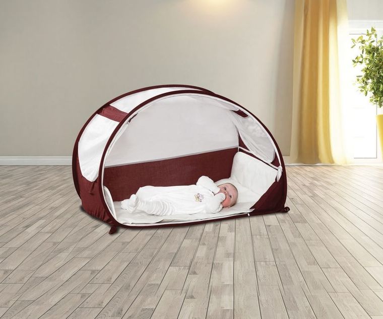 Koo-di, łóżeczko turystyczne Pop Up Bubble Cot, bordo