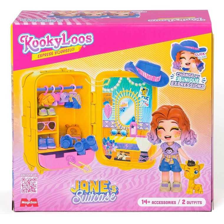 KookyLoos, Jane's Suitcase, zestaw z figurką