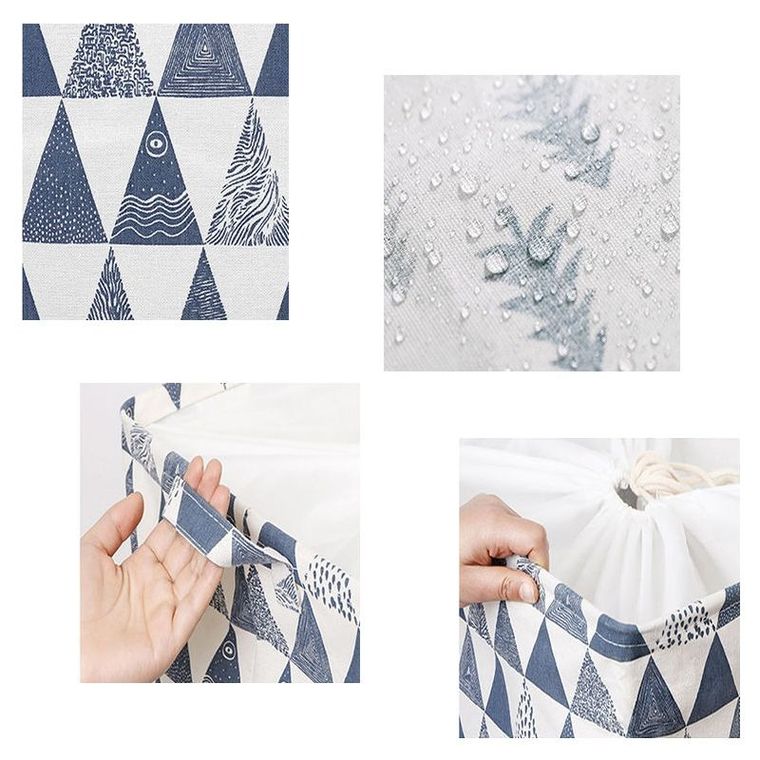 Kosz na pranie, pojemnik na bieliznę, różowy