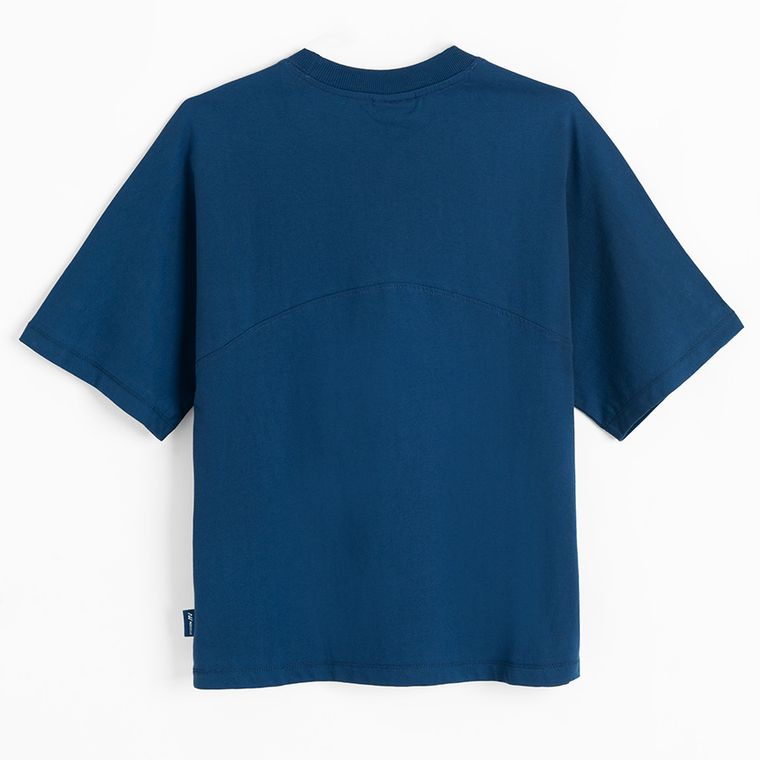 Koszulka oversize z bawełny czesanej NOWEAR