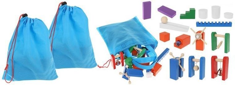 Kruzzel, domino drewniane, 1080 elementów