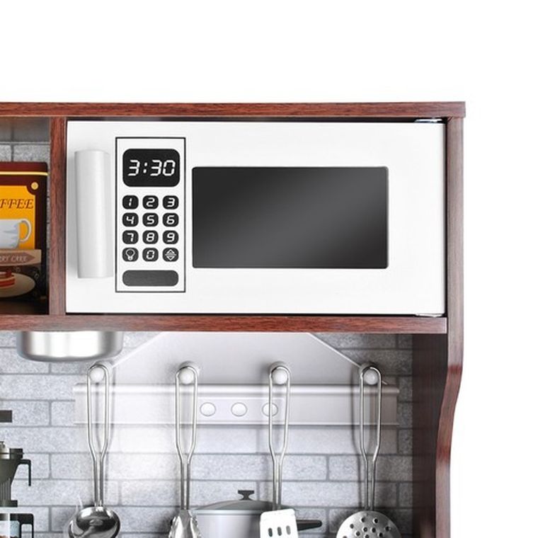 Kruzzel, kuchnia drewniana, ciemny brąz