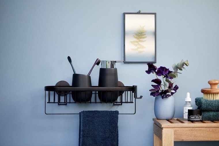 Kubek na szczoteczki do zębów, Badi, czarny