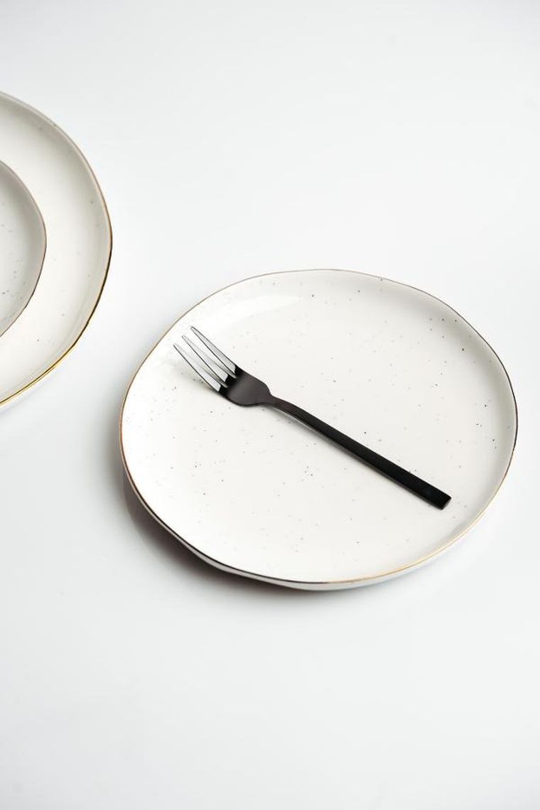 Kulig, Piano, komplet widelczyków do ciasta, Black, 6 szt.