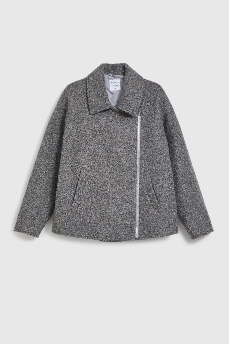 Kurtka damska, szara, Moodo