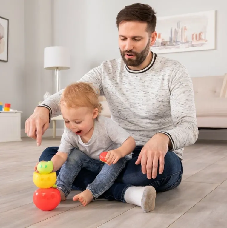 Lamaze, Owocowa wieża, zabawka niemowlęca