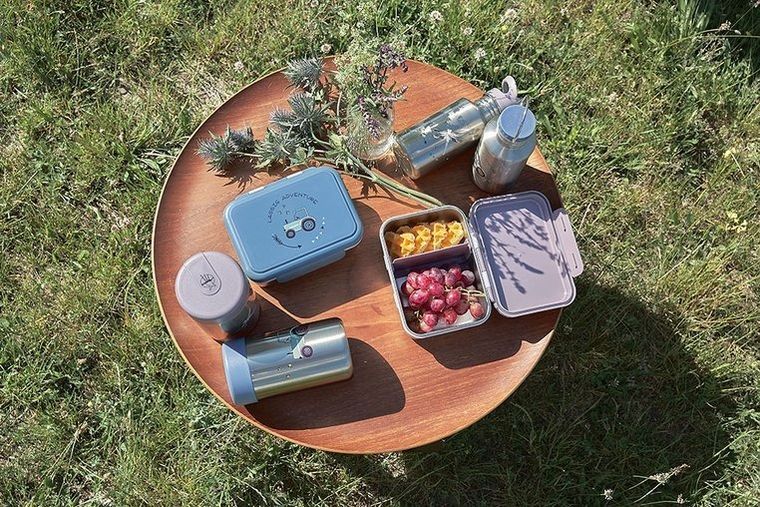 Lassig, Adventure, lunchbox ze stali nierdzewnej, ważka