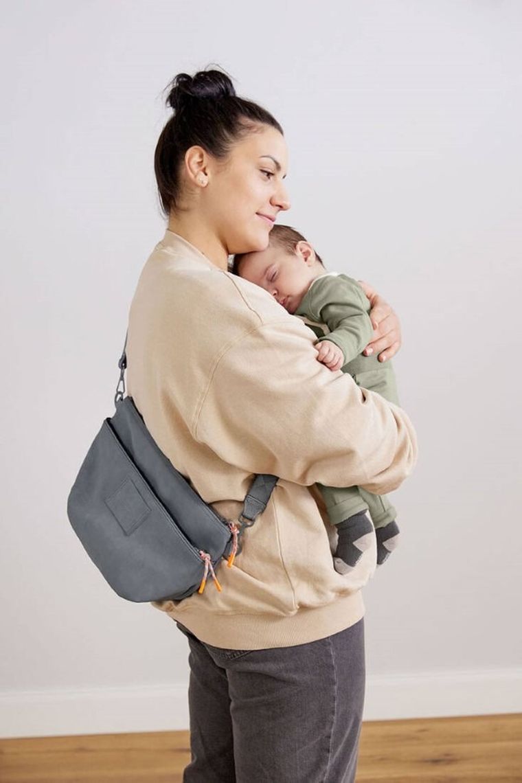 Lassig, Green Label, Bum Bag, nerka dla mam, Anthracite