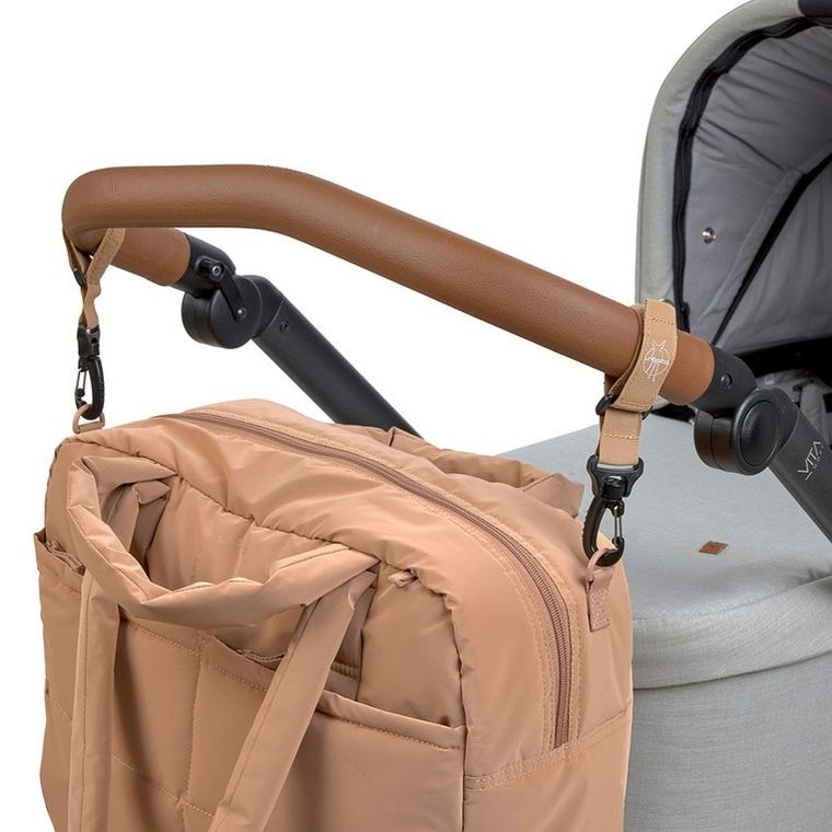 Lassig, Green Label, Everyday, torba dla mam z akcesoriami, almond