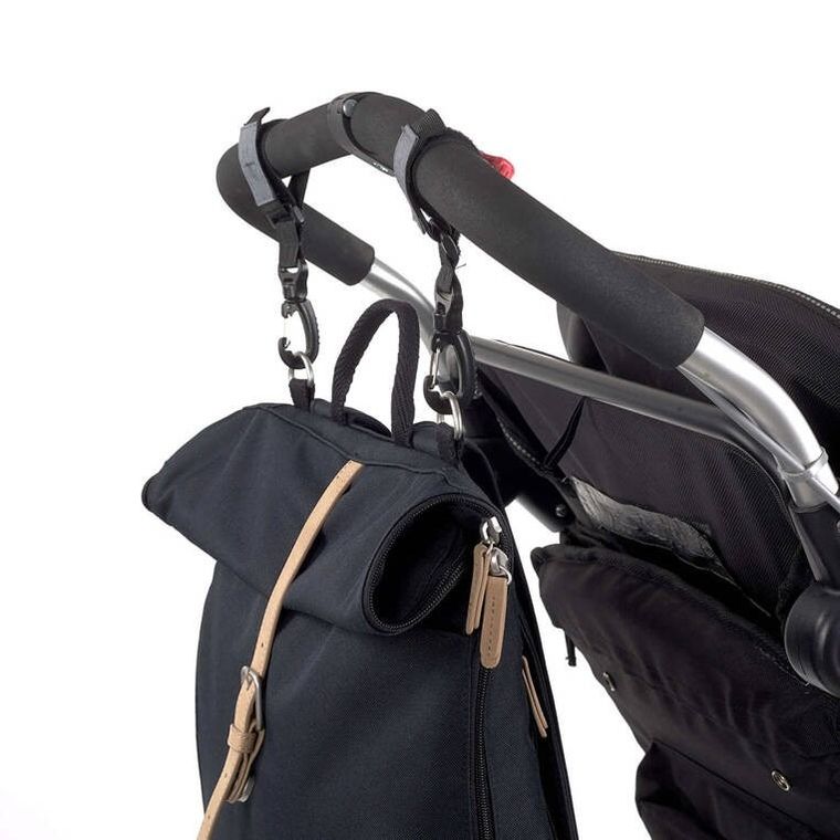 Lassig, Green Label, Rolltop Up Backpack, plecak dla mam z akcesoriami, Night Blue