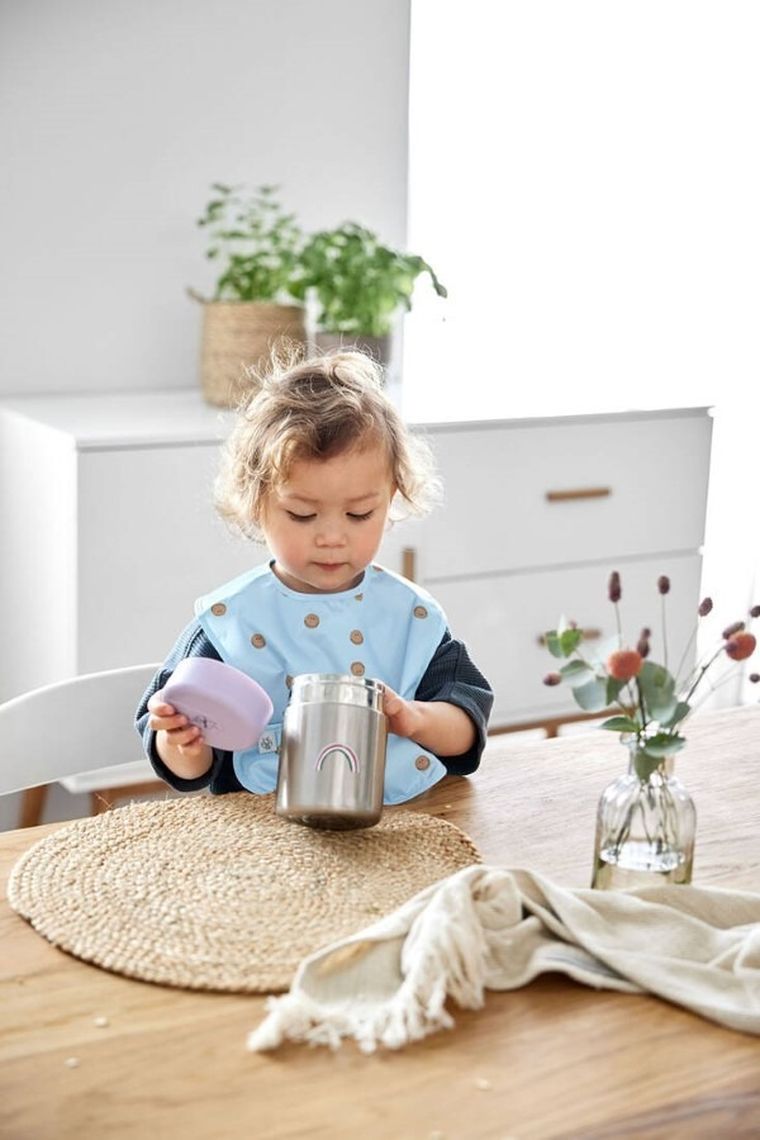 Lassig, Happy Rascals Heart, termos obiadowy, pojemnik, 315 ml, lavender