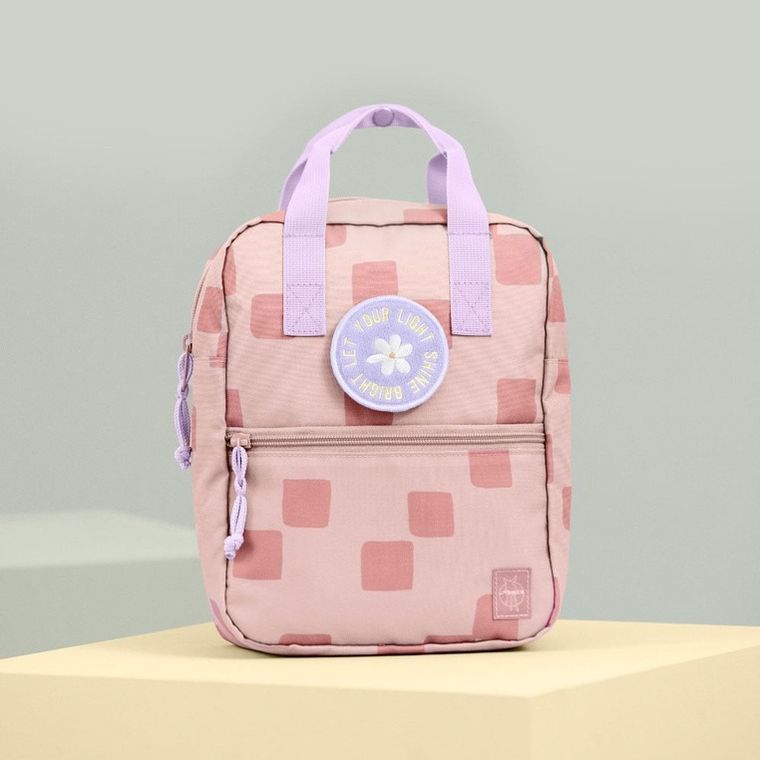 Lassig, Pattern Party, plecak dla przedszkolaka, Rose