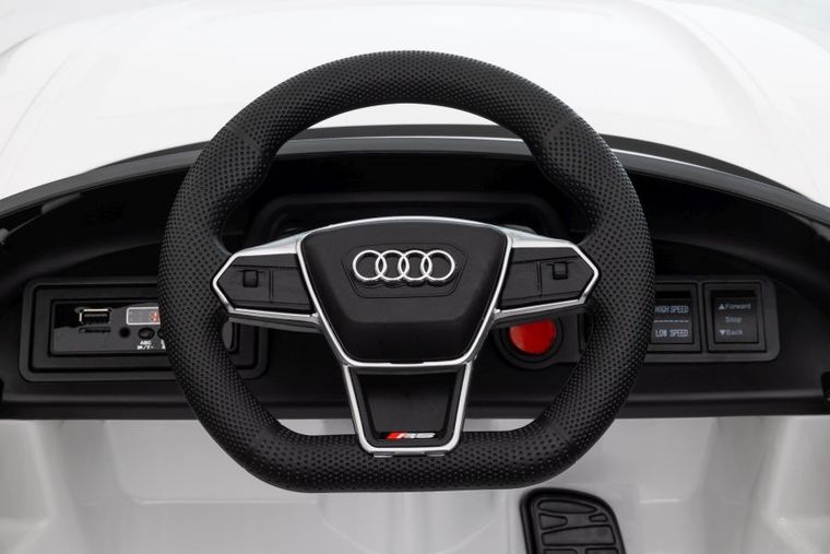 Lean Cars, Audi E-Tron GT, pojazd na akumulator, biały, QLS-6888