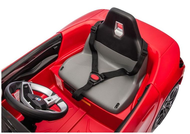 Lean Cars, BMW I4, pojazd na akumulator 4-4, JE1009, czerwony