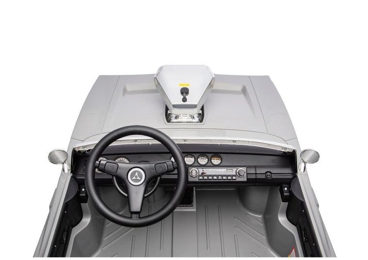 Lean Cars, Dodge Charger R/T, pojazd na akumulator, DLS-K12 24V7Ah, szary