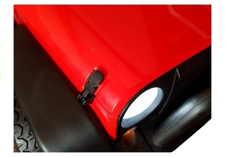 Lean Cars, Jeep, pojazd na akumulator, HP012, czerwony