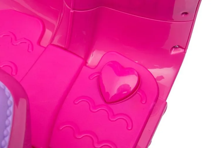 Lean Cars, lodziarnia, skuter trójkołowy, pojazd na akumulator, różowy, JT5258