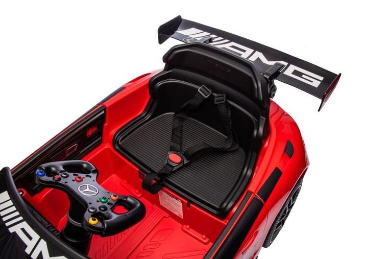 Lean Cars, Mercedes AMG GT3, pojazd na akumulator, czerwony