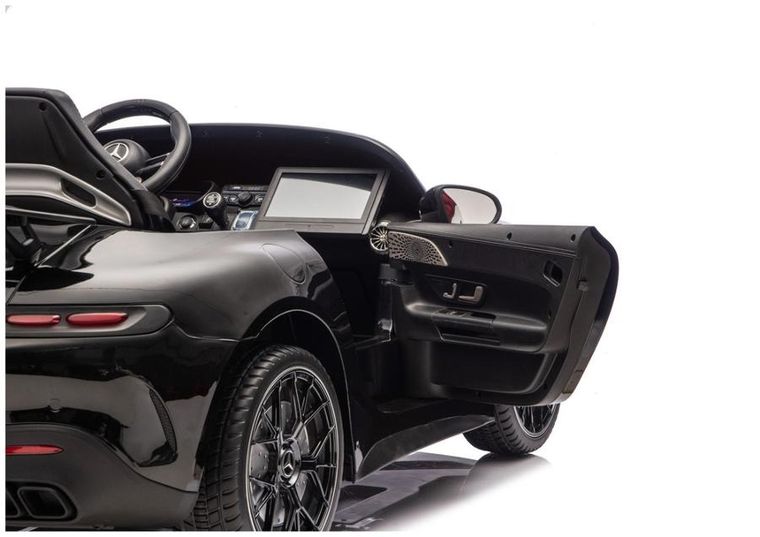 Lean Cars, Mercedes GT63 AMG, pojazd na akumulator, DK-GT63 24V LCD, czarny lakierowany