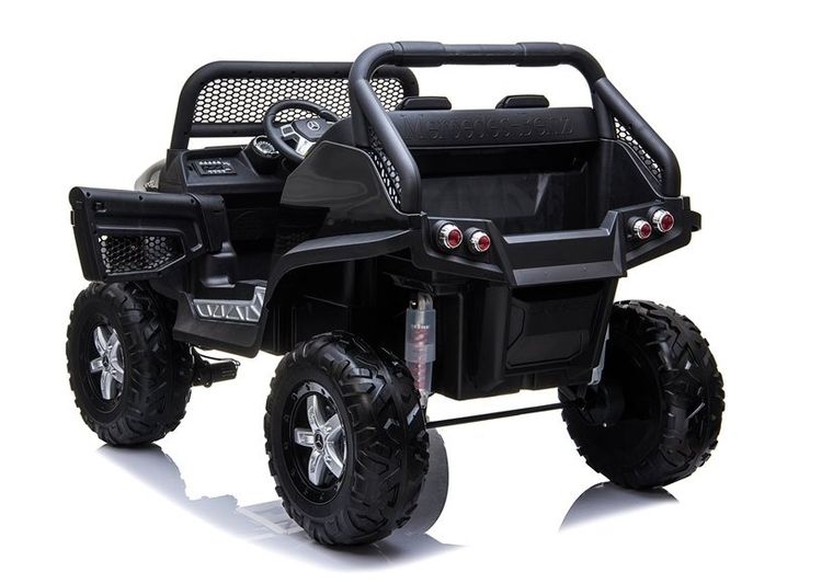 Lean Cars, Mercedes Unimog 4-4, pojazd na akumulator, czarny