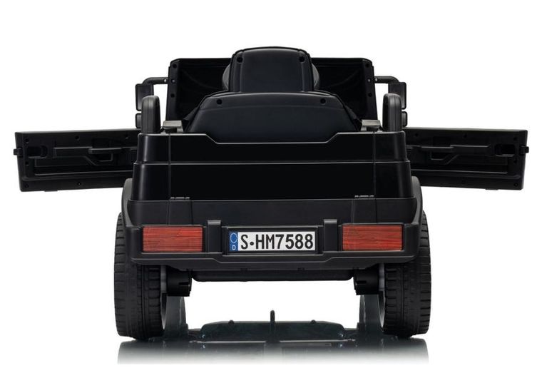 Lean Cars, Mercedes Unimog, pojazd na akumulator, HM7588 6V4Ah, czarny